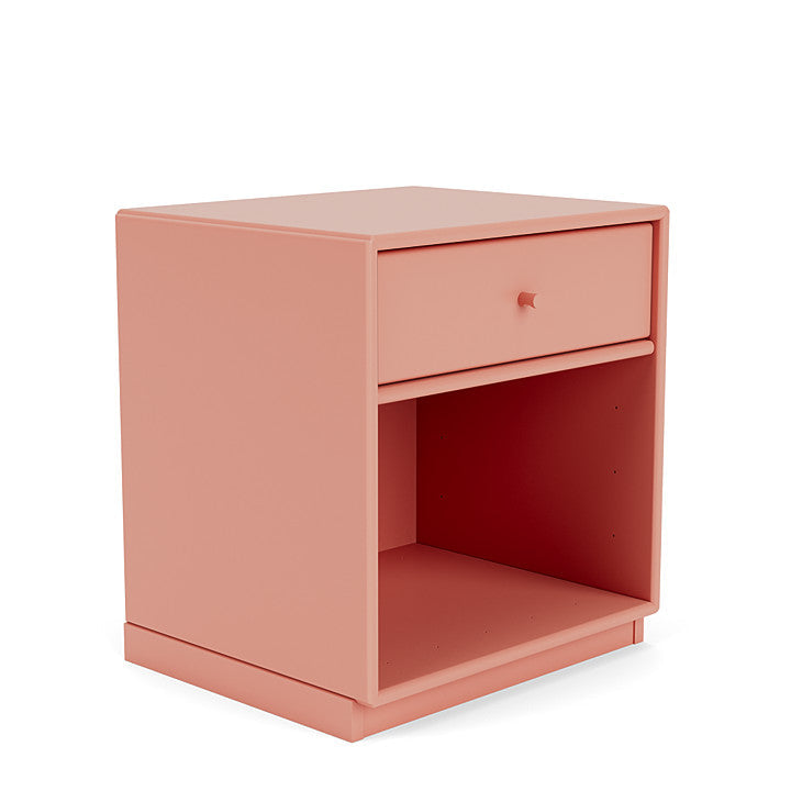 Montana Dream Nightstand avec du socle de 3 cm, rouge rhubarbe