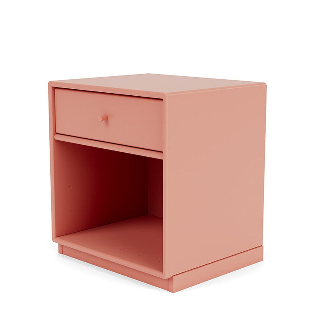 Montana Dream Nightstand með 3 cm sökkli, rabarbara rauður