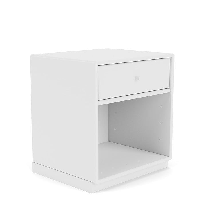 Montana Dream Nightstand With 3 Cm Plinth, Snow White