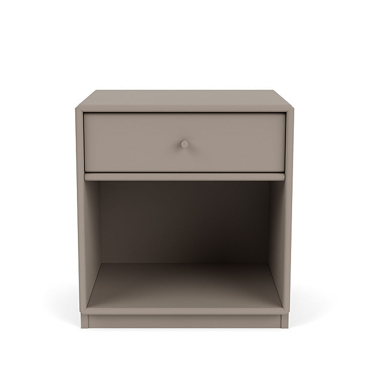 Montana Dream Nightstand With 3 Cm Plinth, Truffle Grey