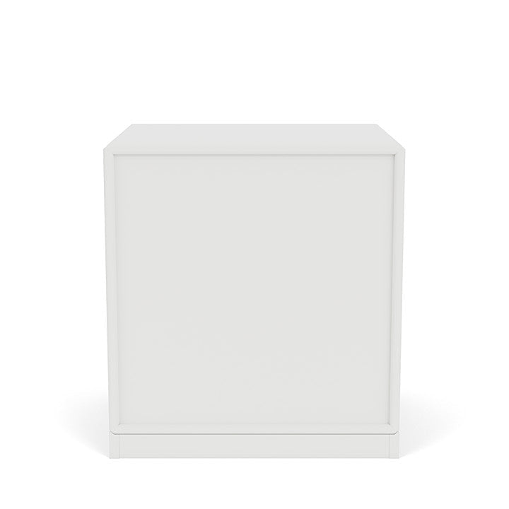 Montana Dream Nightstand avec du socle de 3 cm, blanc