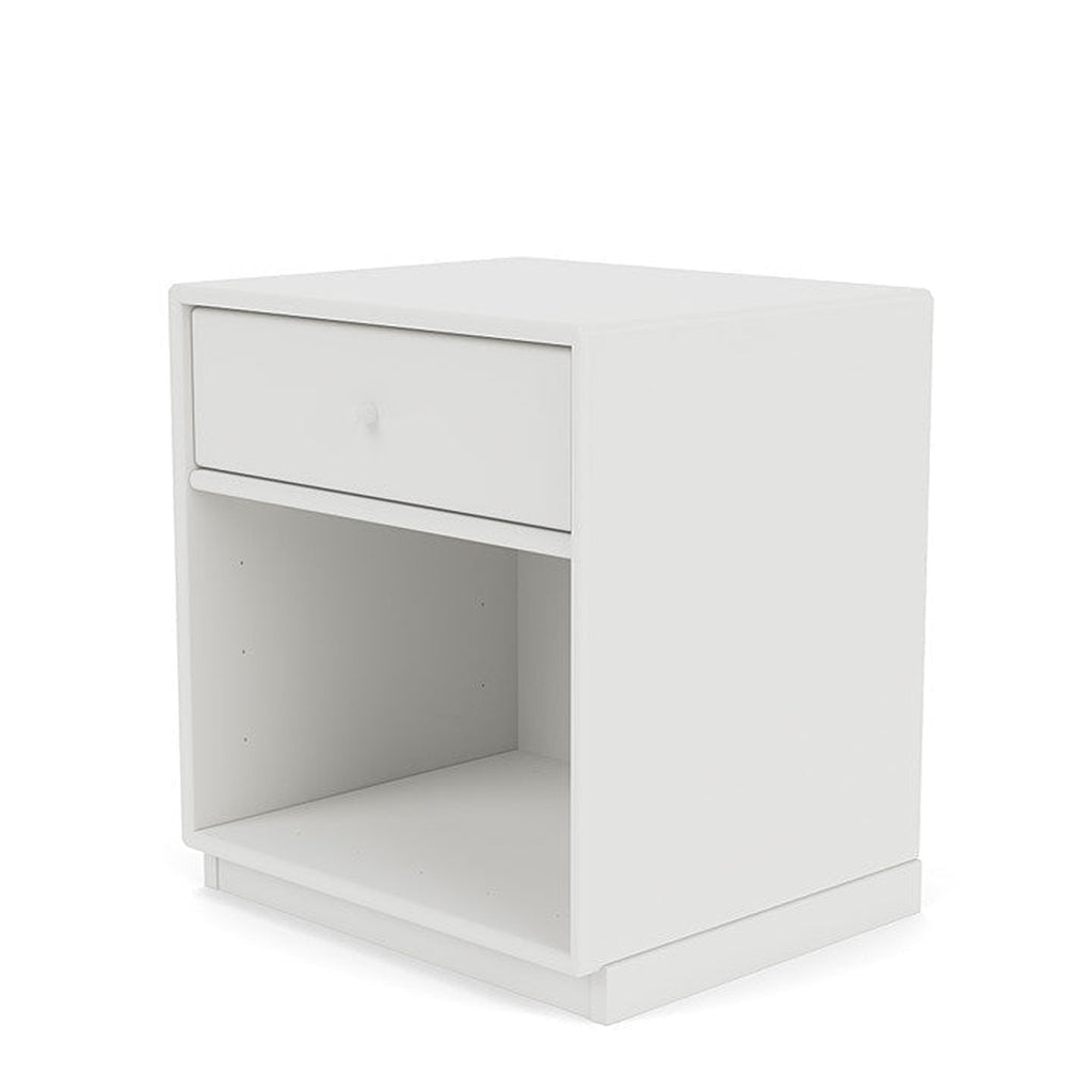 Montana Dream Nightstand avec du socle de 3 cm, blanc