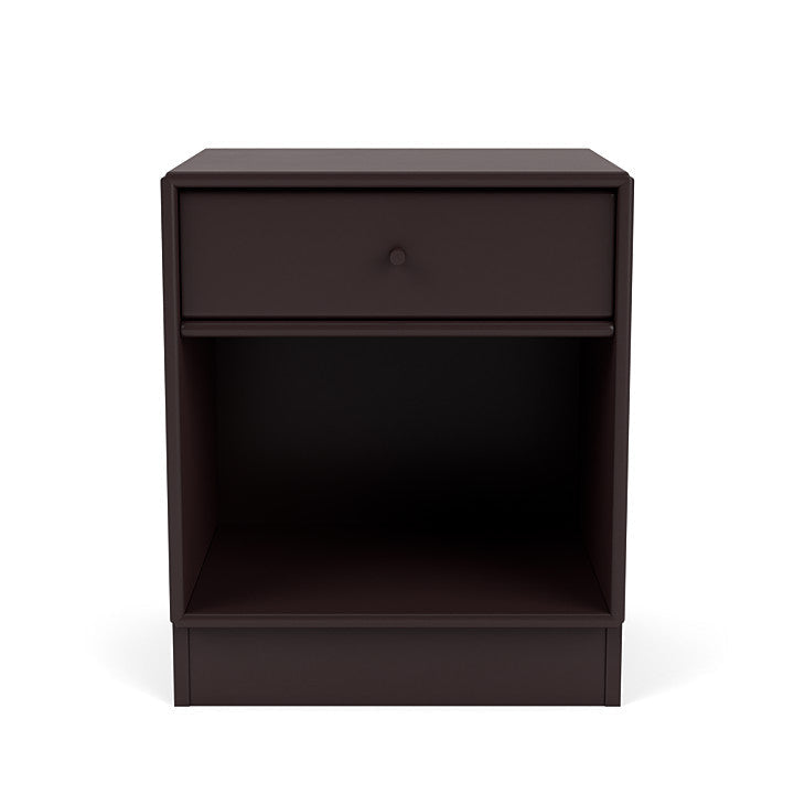 Montana Dream Nightstand avec du socle de 7 cm, brun balsamique