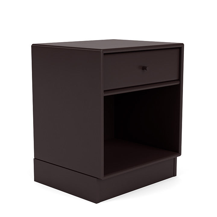 Montana Dream Nightstand avec du socle de 7 cm, brun balsamique