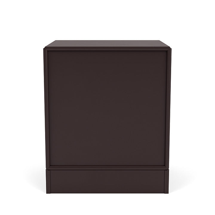 Montana Dream Nightstand avec du socle de 7 cm, brun balsamique