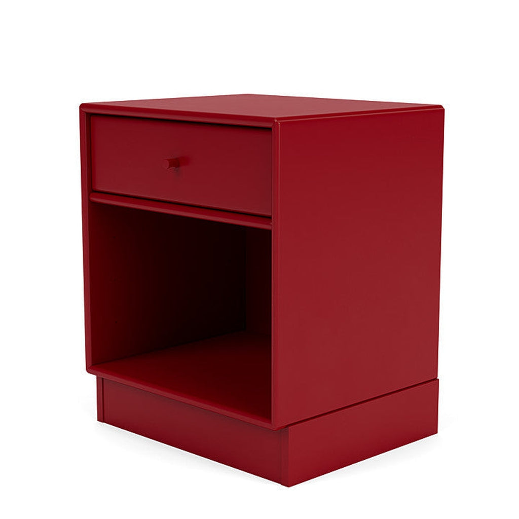 Montana Dream Nachttisch mit 7 cm Sockel, Rote Beete rot