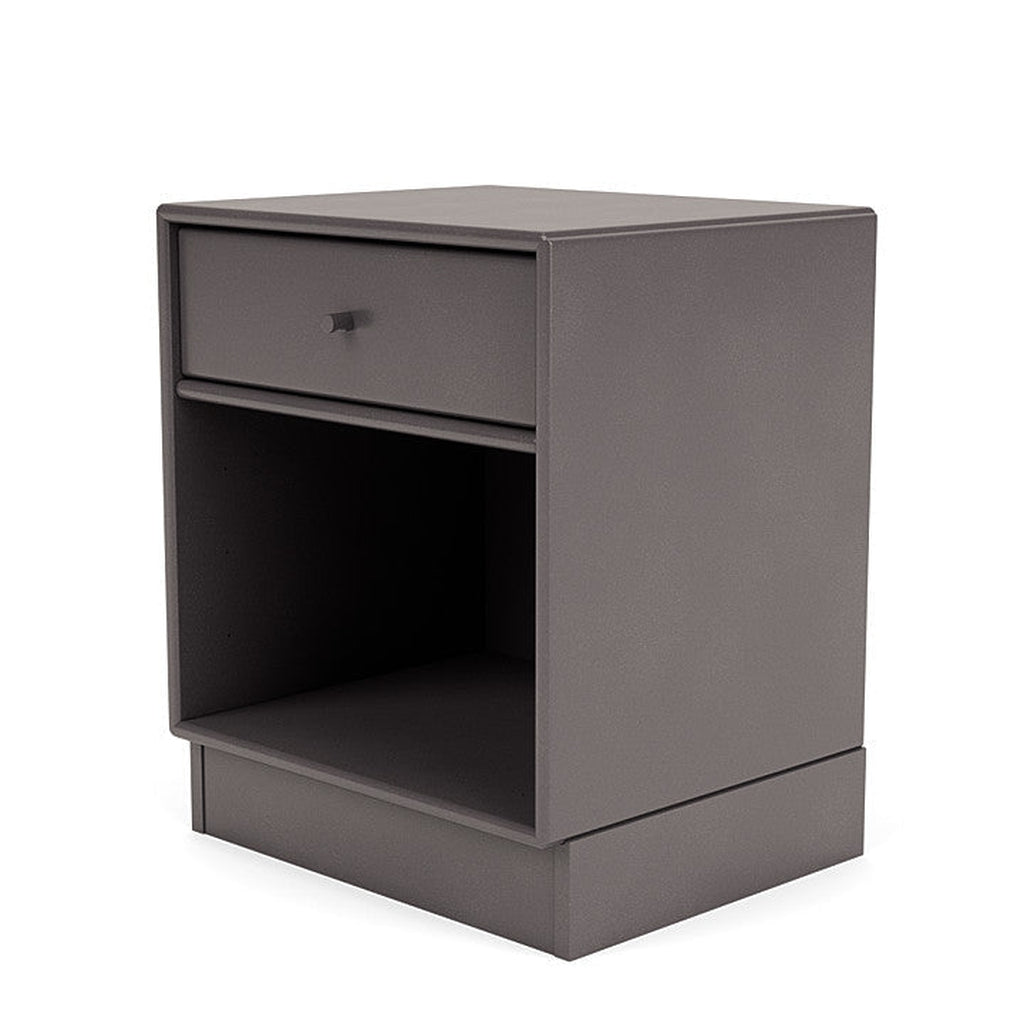 Montana Dream Nightstand med 7 cm sockel, kaffebrun