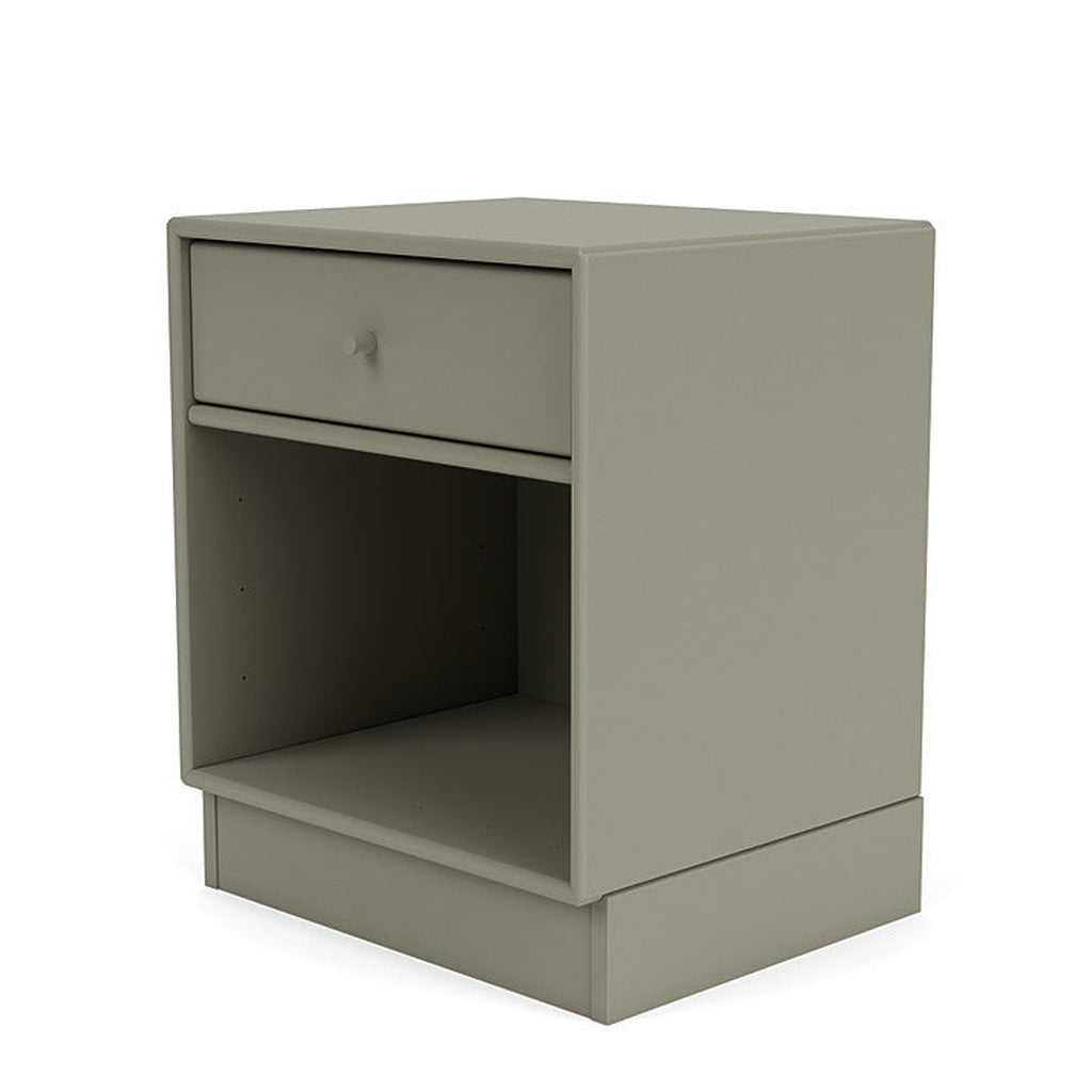 Montana Dream Nightstand með 7 cm sökkli, fennel grænt