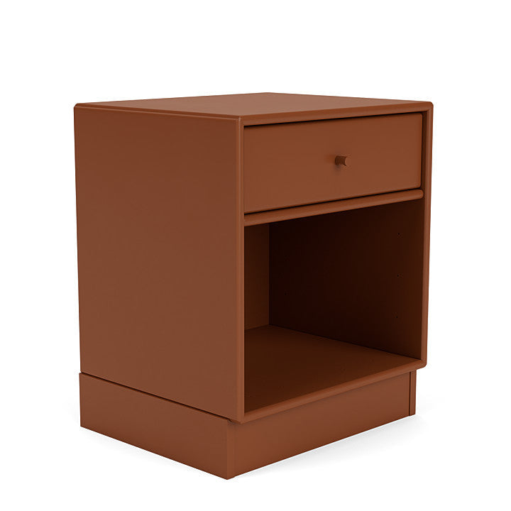 Montana Dream Nightstand med 7 cm sockel, hasselnötbrun