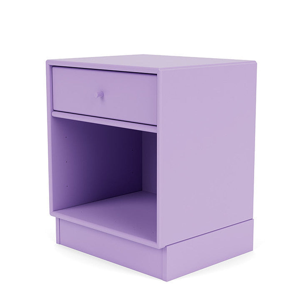 Montana Dream Nightstand avec du plinthe de 7 cm, Iris