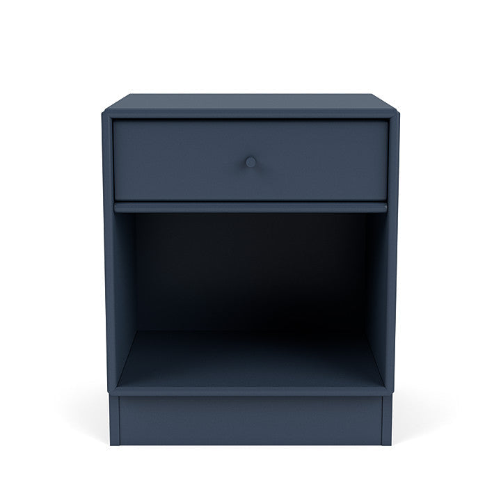 Montana Dream Nightstand avec le plinthe de 7 cm, bleu de genévrier