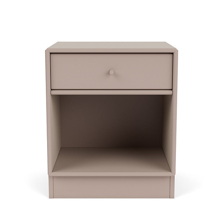 Montana Dream Nightstand með 7 cm sökkli, sveppir brúnir