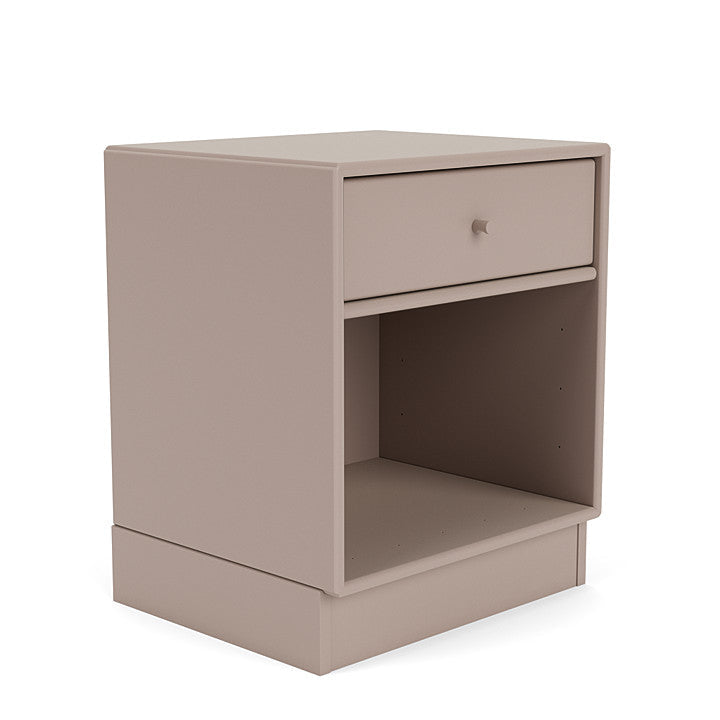 Montana Dream Nightstand með 7 cm sökkli, sveppir brúnir