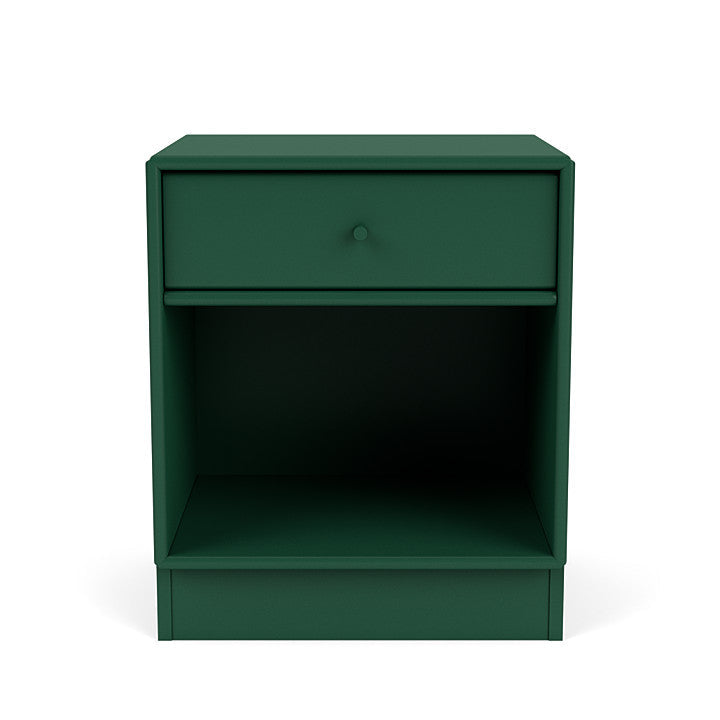 Montana Dream Nightstand avec du socle de 7 cm, Green de pin