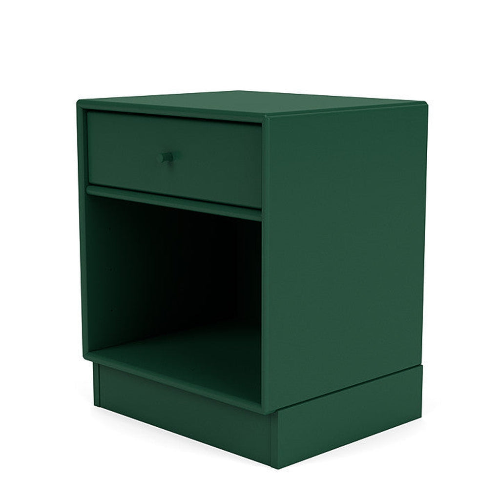 Montana Dream Nightstand með 7 cm sökkli, furugræn