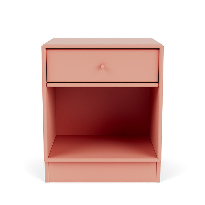 Montana Dream Nightstand avec le socle de 7 cm, Rhubarbe Red