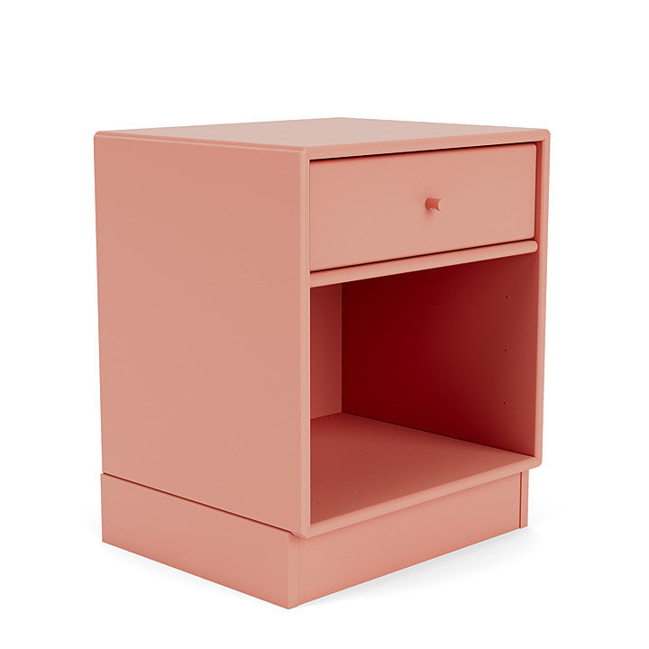 Montana Dream Nightstand avec le socle de 7 cm, Rhubarbe Red