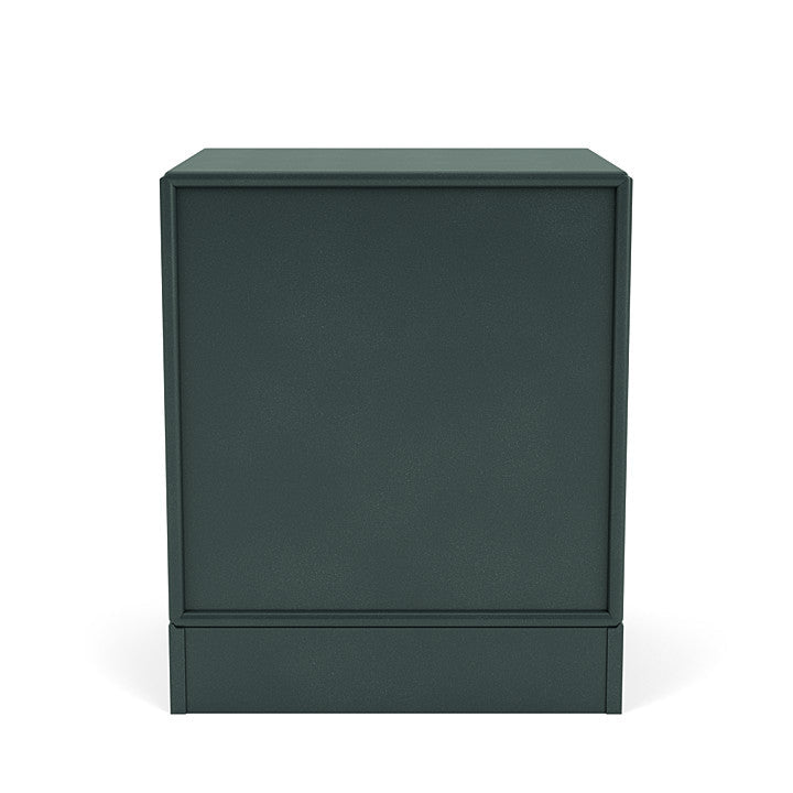 Montana Dream Nightstand avec du socle de 7 cm, Jade noire