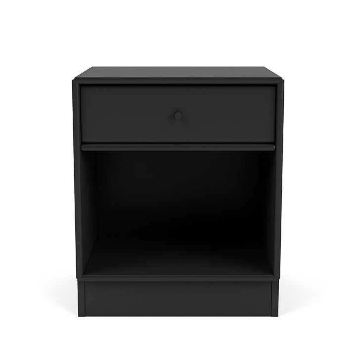 Montana Dream Nightstand avec du socle de 7 cm, noir