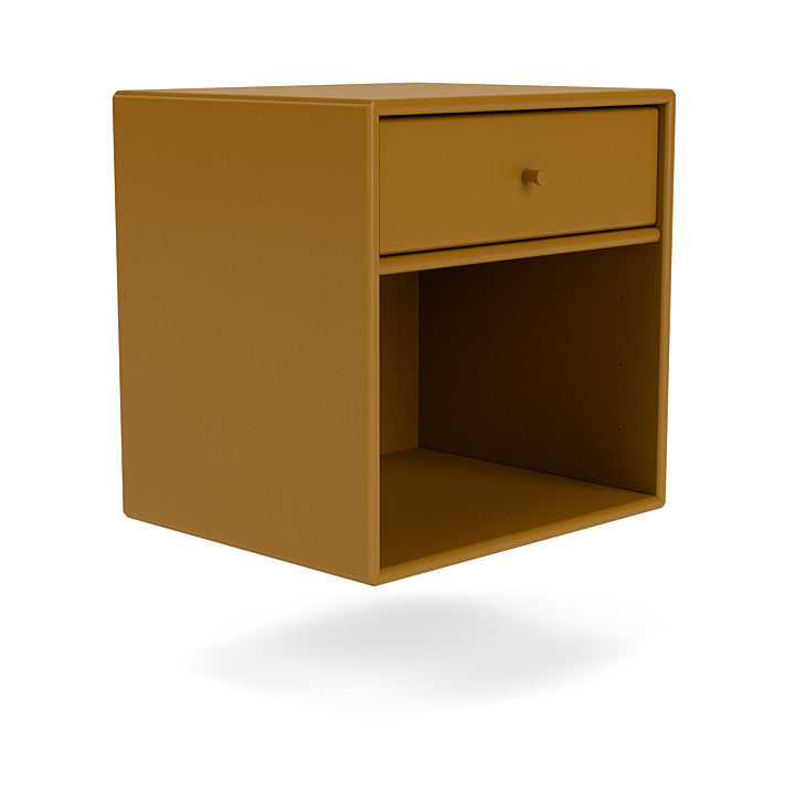 Montana Dream Nightstand avec rail de suspension, jaune ambre