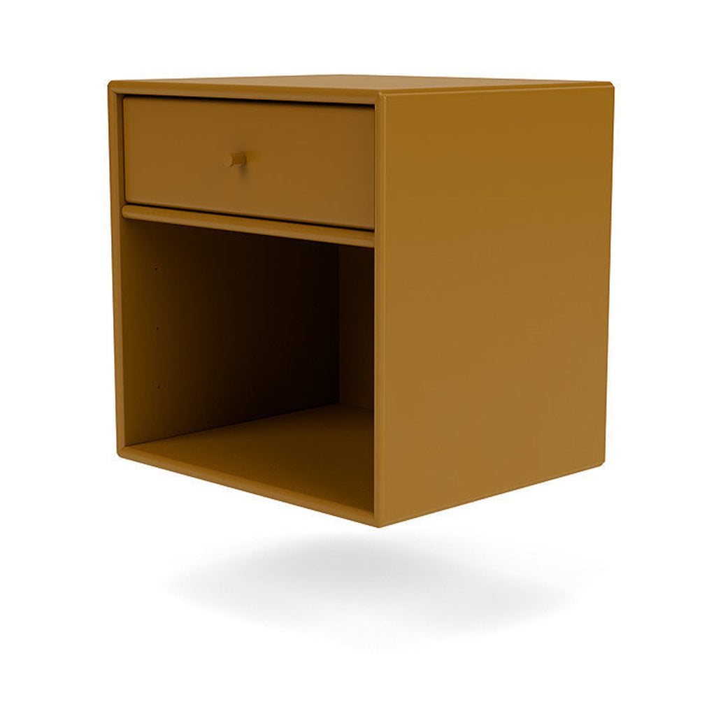 Montana Dream Nightstand med Suspension Rail, Amber Yellow