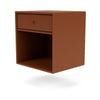 Montana Dream Nightstand avec rail de suspension brun noisette