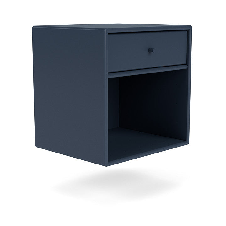 Montana Dream Nightstand avec rail de suspension, bleu de genévrier