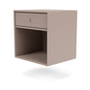 Montana Dream Nightstand avec rail de suspension, marron des champignons