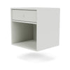 Montana Dream Nightstand avec rail de suspension, Nordic White