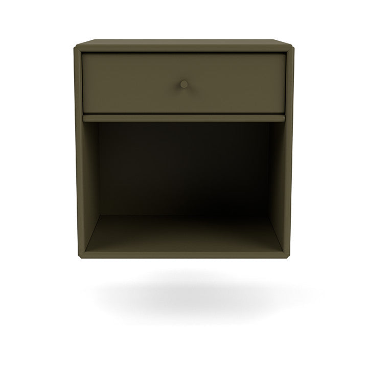 Montana Dream Nightstand med Suspension Rail, Oregano Green