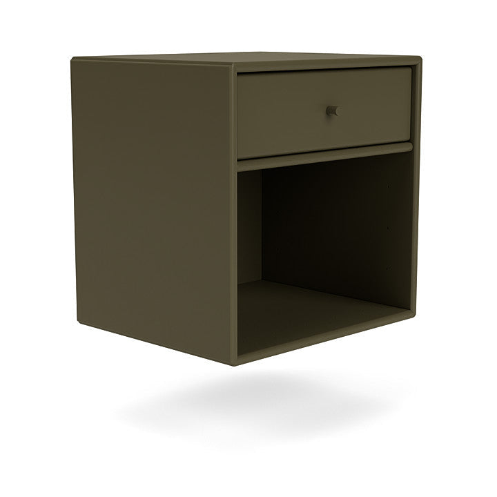 Montana Dream Nightstand med Suspension Rail, Oregano Green