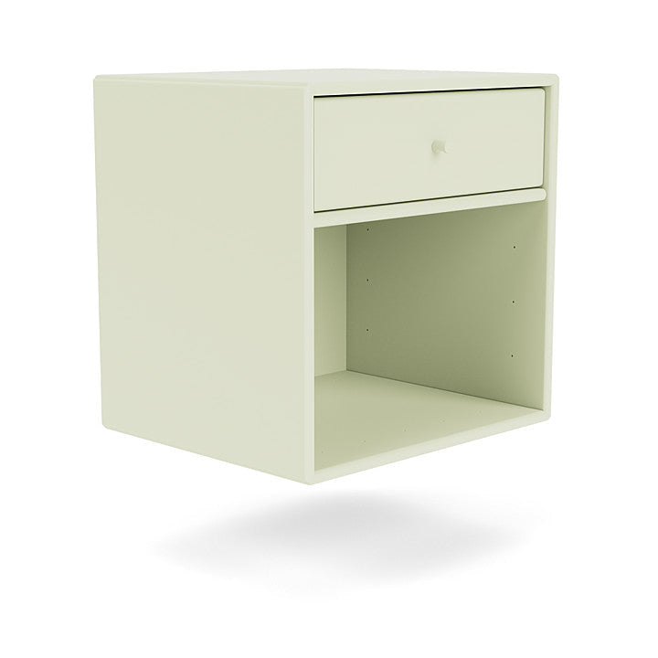 Montana Dream Nightstand With Suspension Rail, Pomelo Green