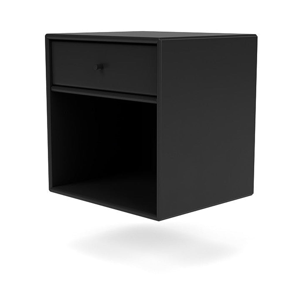 Montana Dream Nightstand avec rail de suspension, noir