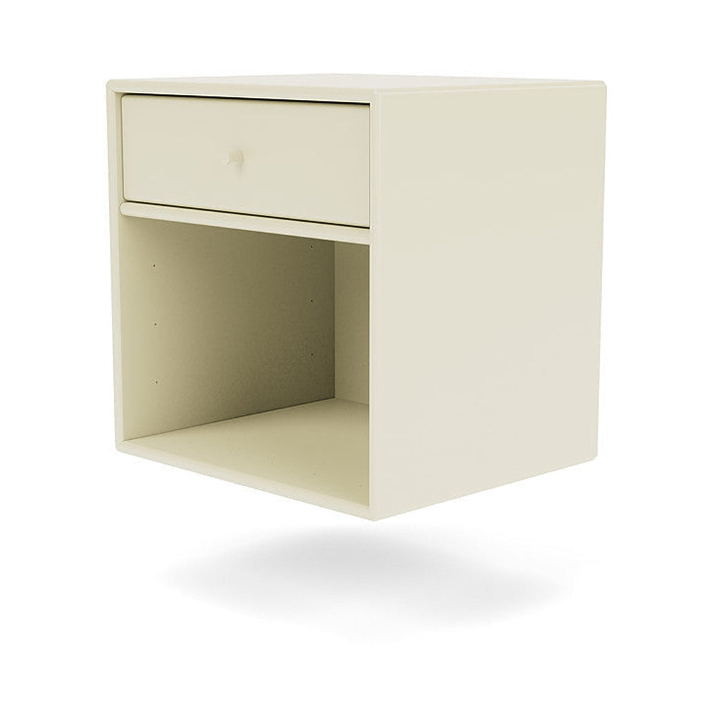 Montana Dream Nightstand avec rail de suspension, Vanille White