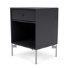 Montana Dream Nightstand With Legs, Anthracite/Matt Chrome