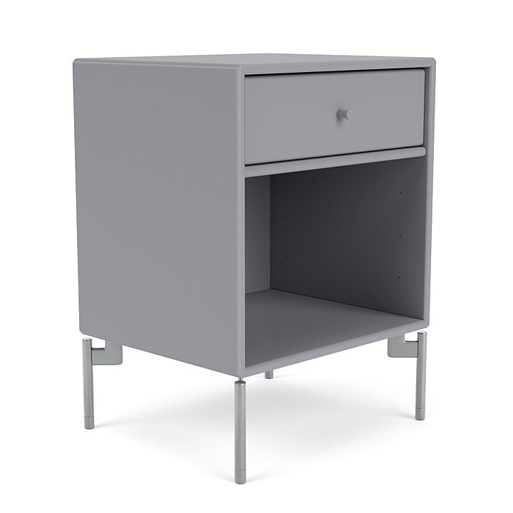 Montana Dream Nightstand avec les jambes, graphique / Matt Chrome