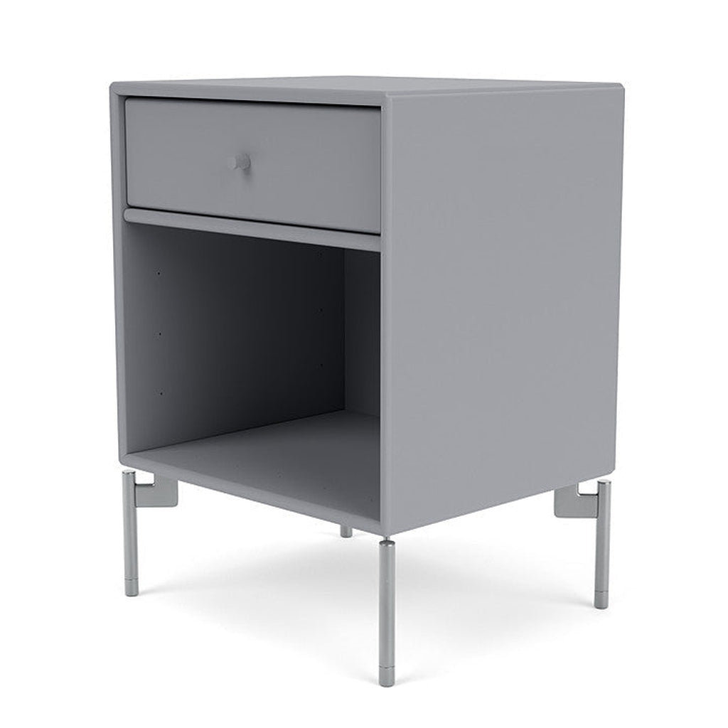 Montana Dream Nightstand avec les jambes, graphique / Matt Chrome