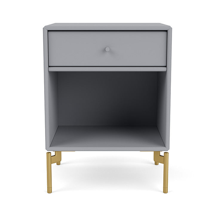 Montana Dream Nightstand With Legs, Graphic/Brass