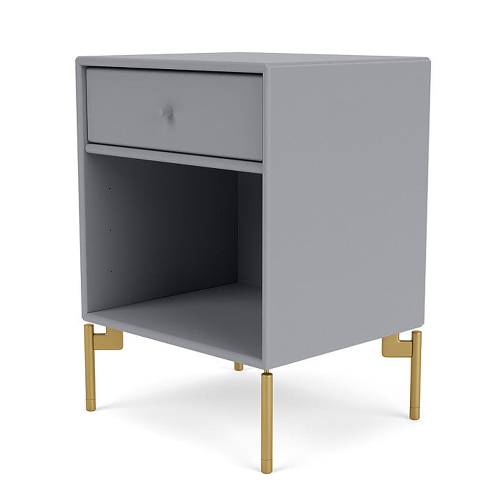 Montana Dream Nightstand With Legs, Graphic/Brass