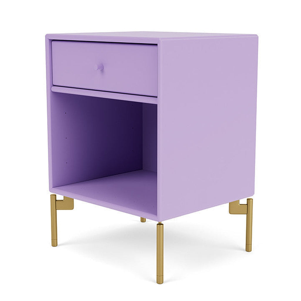 Montana Dream Nightstand avec les jambes, Iris / Brass