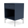 Montana Dream Nightbord med ben, Juniper/Matt Chrome