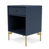 Montana Dream Nightstand avec les jambes, Juniper / Brass