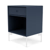 Montana Dream Nightstand avec les jambes, Juniper / Blanche-Neige