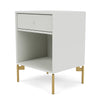 Montana Dream Nightstand avec les jambes, nordique / laiton