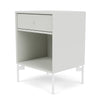 Montana Dream Nightstand With Legs, Nordic/Snow White