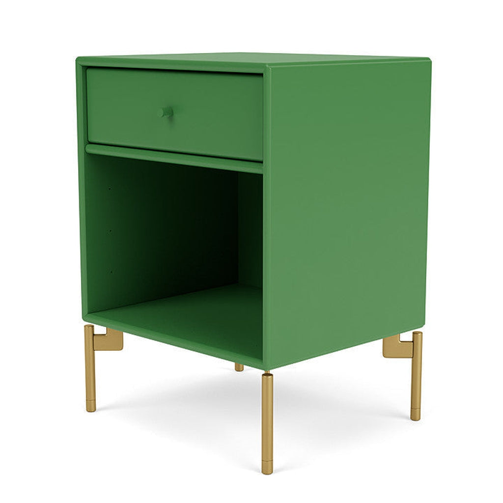 Montana Dream Nightstand avec les jambes, persil / laiton