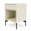 Montana Dream Nightstand With Legs Vanilla/Black