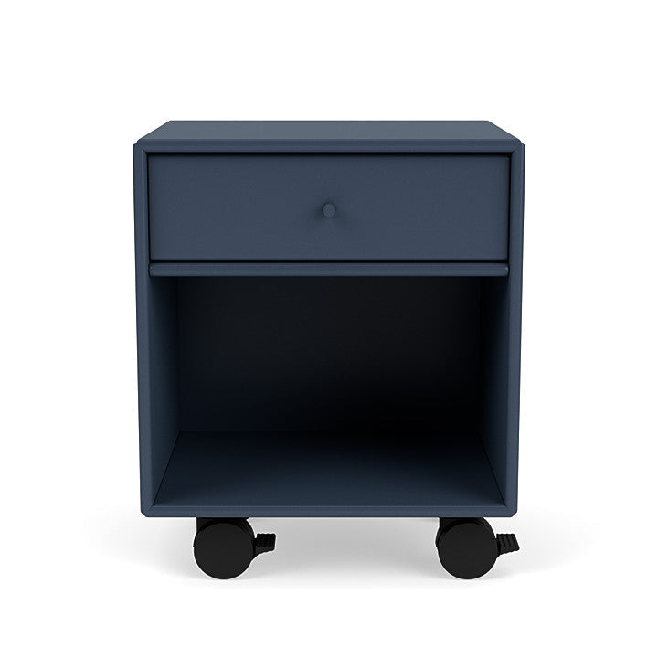 Montana Dream Nightstand avec bouts, bleu de genévrier