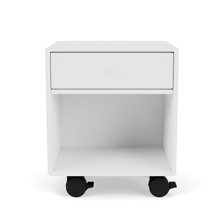 Montana Dream Nightstand med hjul, New White