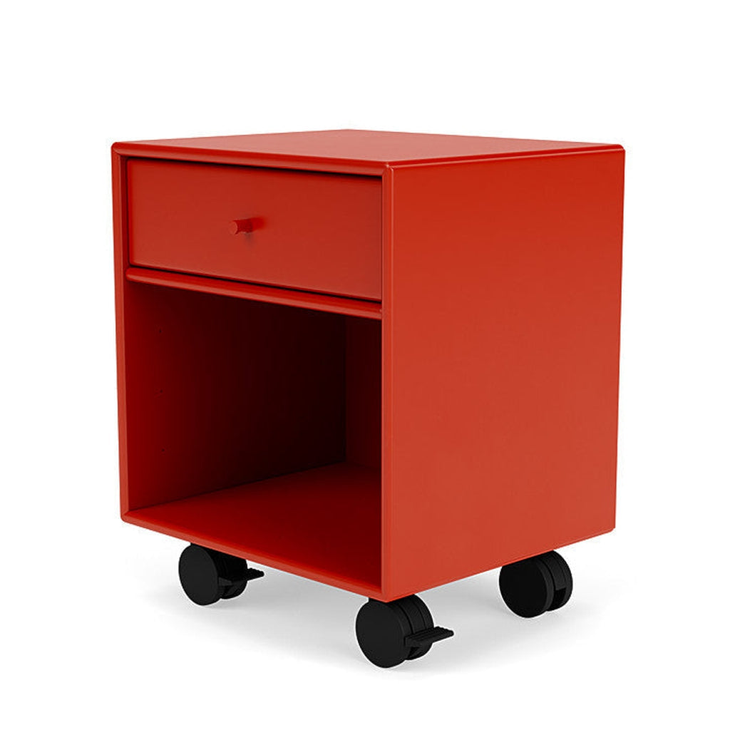 Montana Dream Nightstand avec bouts, Rosehip Red